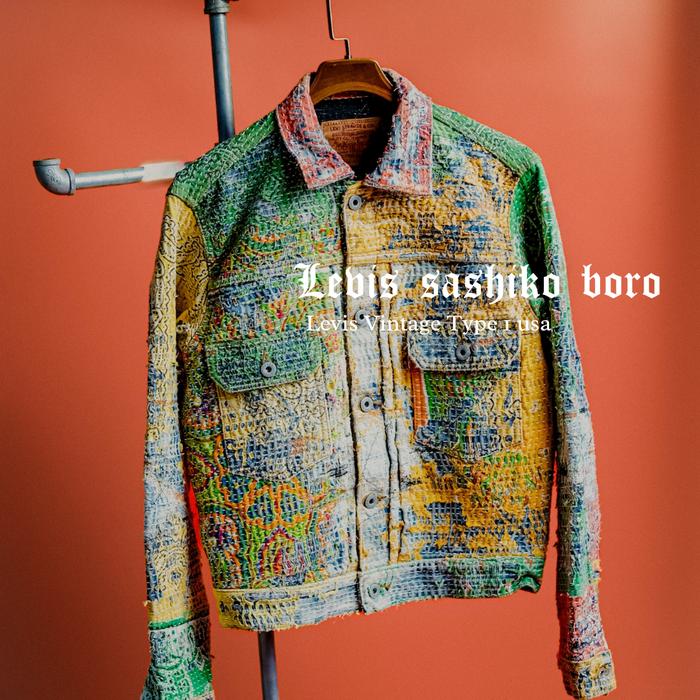 jacket Levis Vintage 507 Selvedge Custom Sashiko Sorosjacket