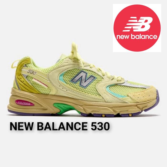 Sepatu NB 530 New Balance 530 Salehe Bemmbury X Yellow Sepatu Sport Olahraga Lari Sepatu Wanita Sepa