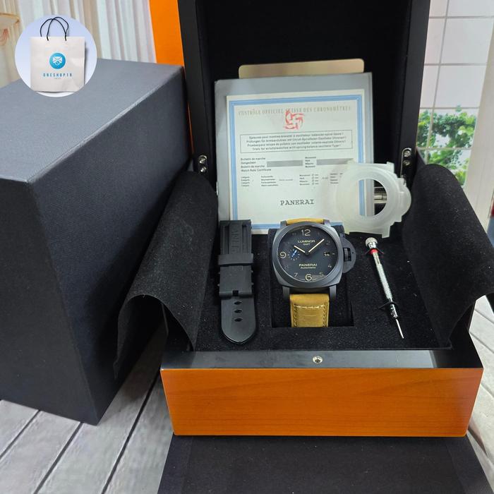 Jam Tangan Pam Panerai 441 Automatic Black dial41mm fullset