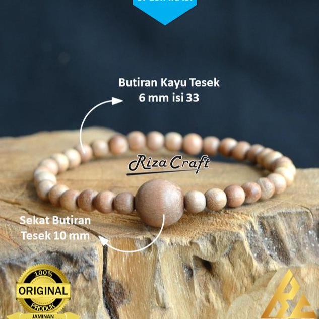 Gelang Tasbih 33 Kayu Bidara Arab ASLI Laut untuk Ruqyah