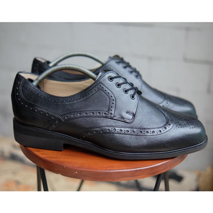 Sepatu Pantofel Olukai Vibram Leather Kulit not Timberland Paraboot Kleman Ecco Clarks Loake Zegna V