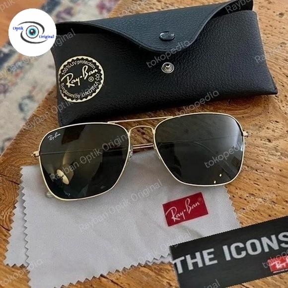Kacamata hitam Rayban caravan 3136