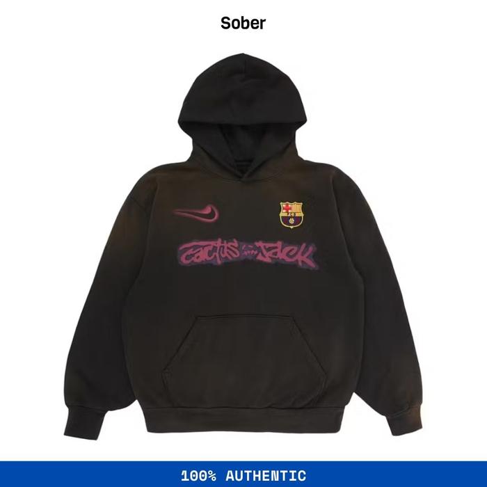 Nike Travis Scott x FC Barcelona Spray Logo Hoodie