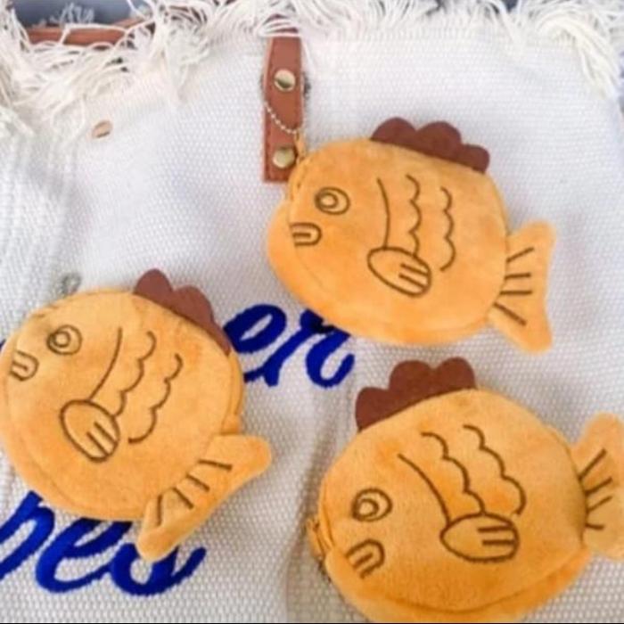 DOMPET KOIN LUCU IKAN TAIYAKI MINI COIN PURSE