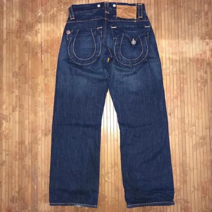 TRUE RELIGION WIDE FIT MOTORCYCLE DENIM JEANS rock revival carhartt von dutch