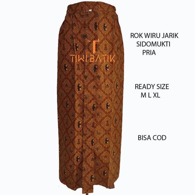 [ NARIKUS ] Rok Jarik Wiru Pria Sidomukti Jadi Tinggal Pakai