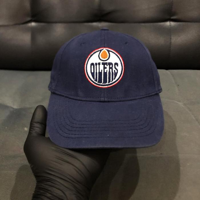 topi vintage oilers nhl second original