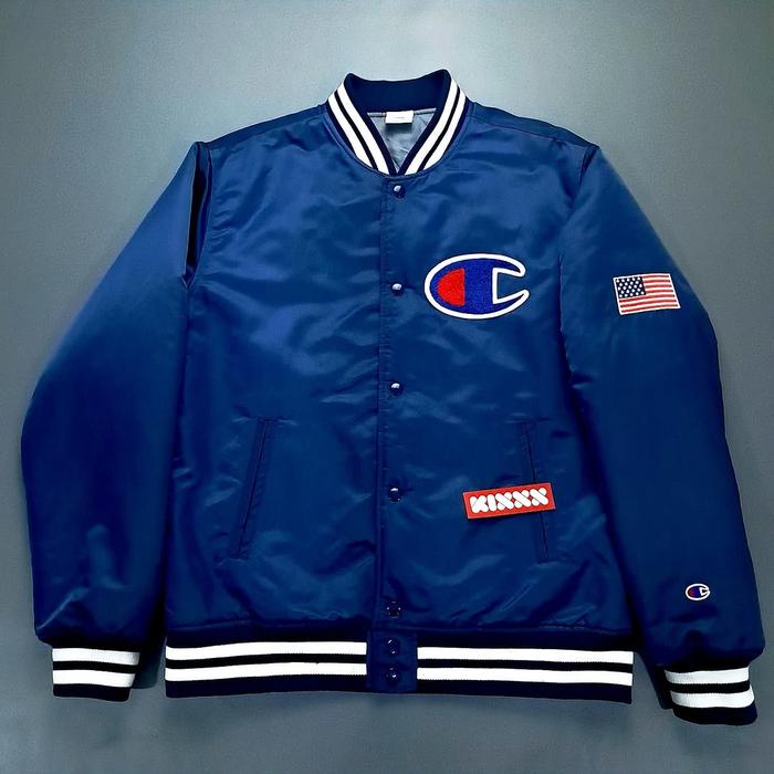 Vintage Champion Jacket USA flag