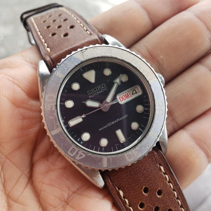 Seiko Diver Automatic 7S26  Black Dial Jam Tangan Pria Analog