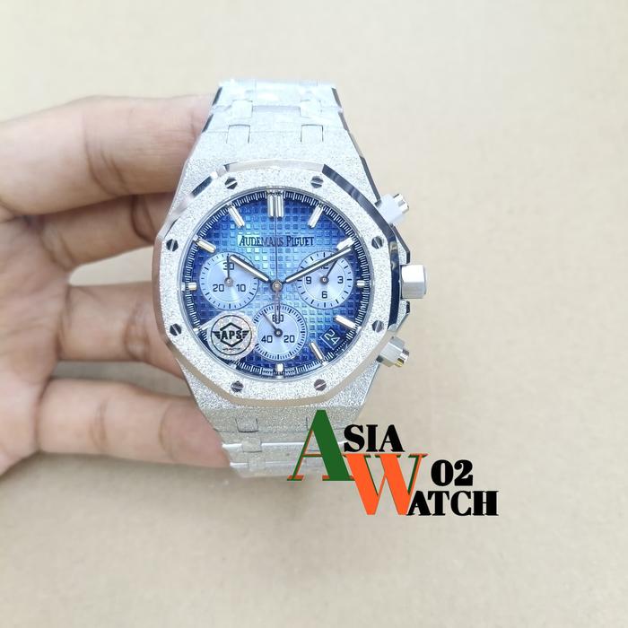 jual jam tangan pria Swiss APS AP automatic crono Box fullset kaca saphire