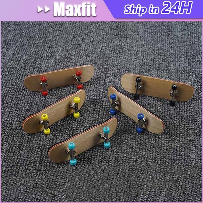 Finger Skateboard Wooden Fingerboard Tech Deck Professional Skateboard Jari Finger Skate Set Mainan 