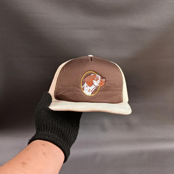 Topi Vintage Fitted Corduroy Unisex Pria Wanita WINCHESTER Coklat