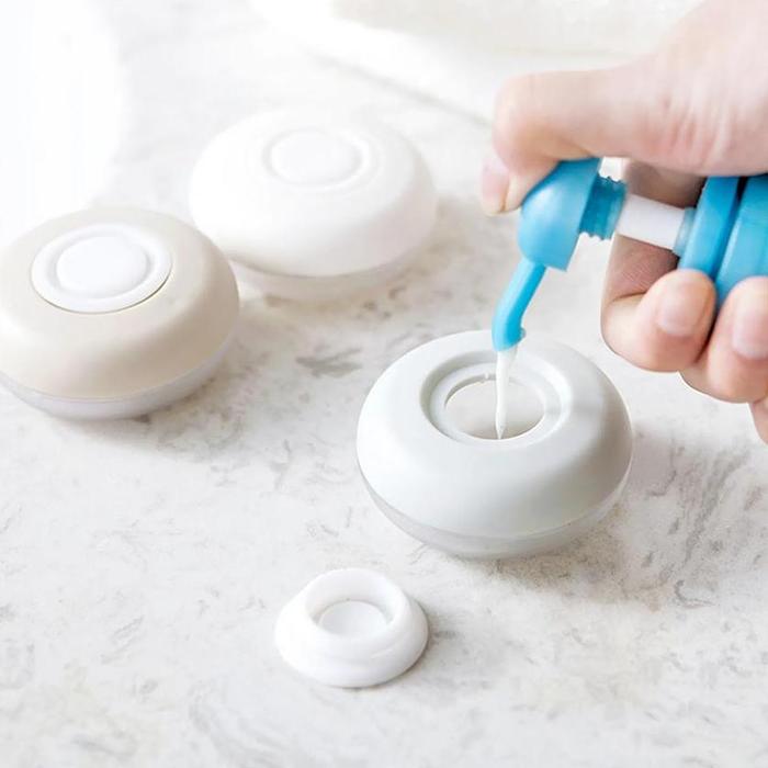 4Pcs/Set Botol Lotion Travel Portable Bulat Botol Travel Toiletries Kit Set Dispenser Lotion Traveli