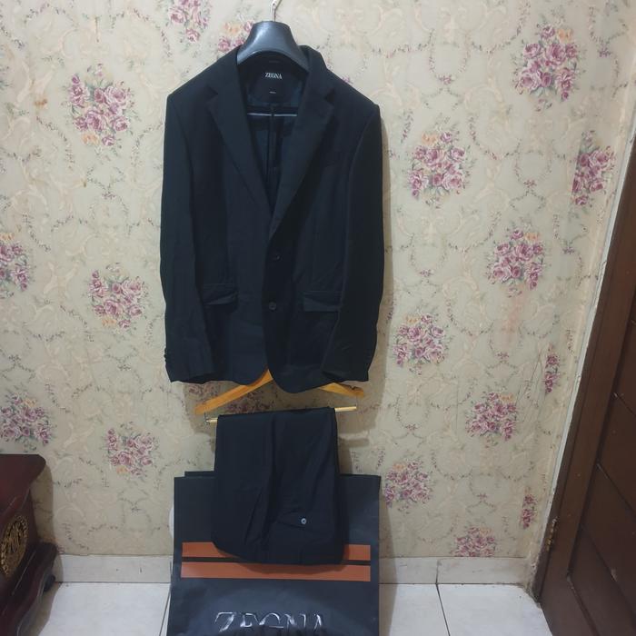 new .authentic jas set celana ermenegildo zegna size L