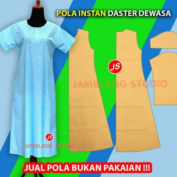 POLA INSTAN DASTER [ POLA BAJU JAMBLANG STUDIO ]
