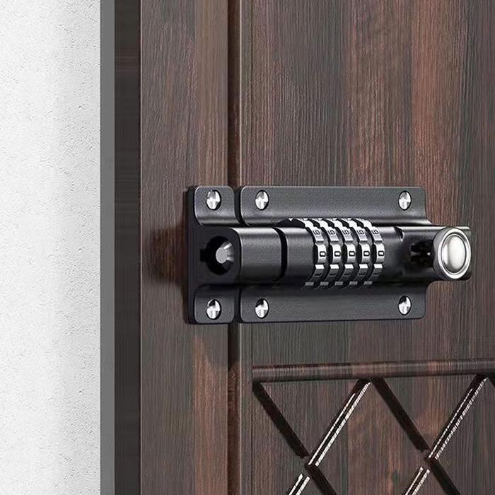 Kunci Kombinasi Angka Kode 4 Digit Pintu Rumah/Pintu Lemari / Laci Kunci Slot Pintu Geser Grendel Pi