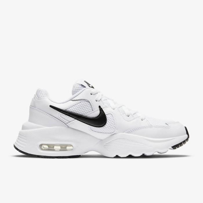 Sepatu Unisex Nike Air Max Fusion White/Black Original