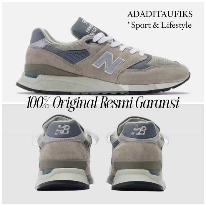 Sepatu Sneakers NB 998 Made In USA Original U998GR