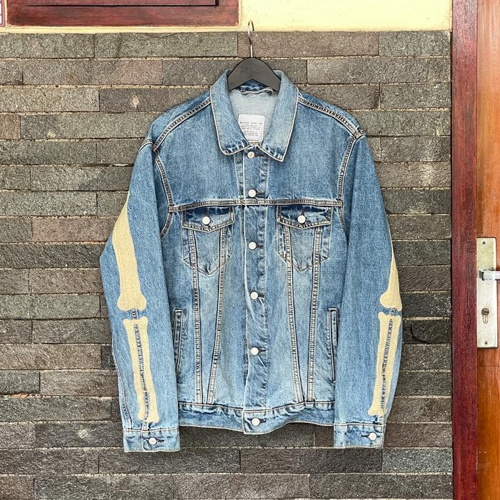 Jaket Denim Bespoke Project Skeleton Like Kapital Japan Not Levis Momotaro Iron Heart