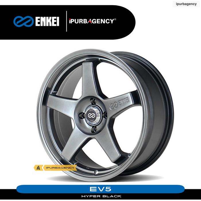 Velg Enkei Japan EV5 (R17x7/4x100/+40) Hyper Black