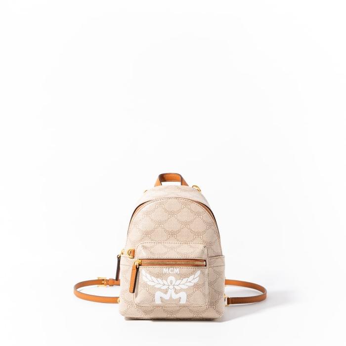 MCM X-mini stark bebe boo backpack in lauretos Beige - Oatmeal