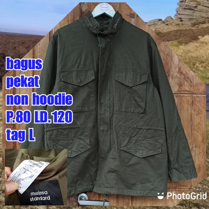 jaket parka army military green hijau m65 fashion musinsa