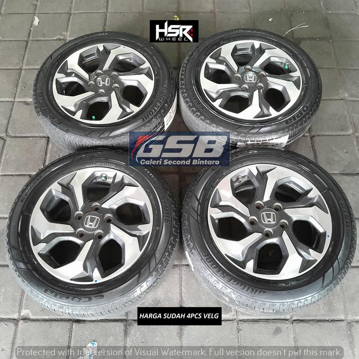 Velg ori/copotan mobil honda BRV R16X6 5X114,3 ET 50 G/P + BS(2022) 195 60 R16