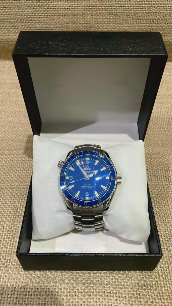 OMEGA - Jam Tangan / Watch untuk Pria / Laki-Laki Seamaster Professional Planet Ocean GMT Choronomet
