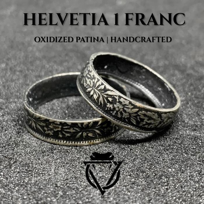 Cincin Pria dari Koin Swiss 1 Franc – Ring Coin Antik Handmade | ViceRings