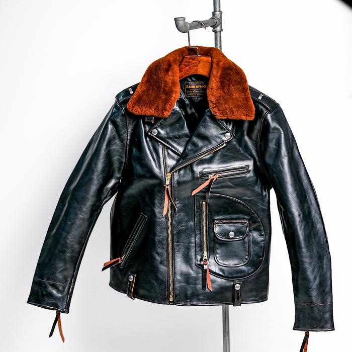 Jaket kulit Ramones D Pocket Horsehide Leather Jacket Original Authentic kulit kuda