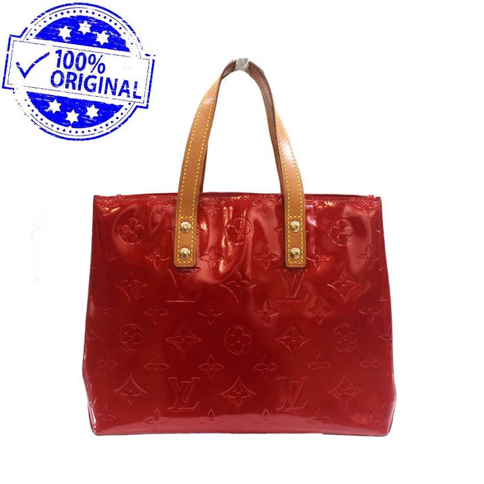 Preloved Louis Vuitton LV Reade PM Red Vernis 2000