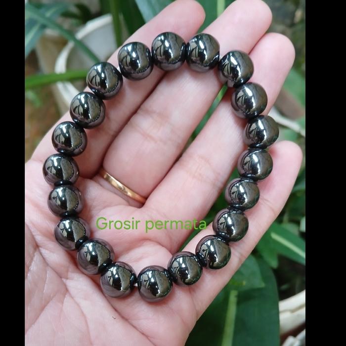 Gelang batu besi blustin 10mm