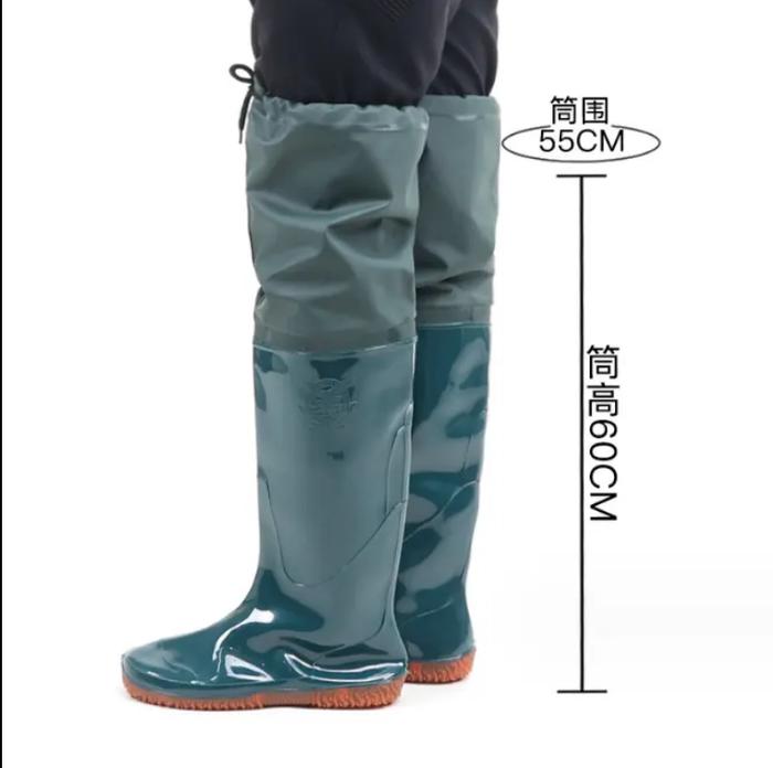 COD Sepatu Boots Petani Pria Anti Keong Sawah Karet Boot 55Cm
