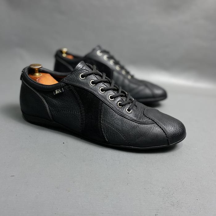 Zegna sport ermenegildo zegna leather sneakers