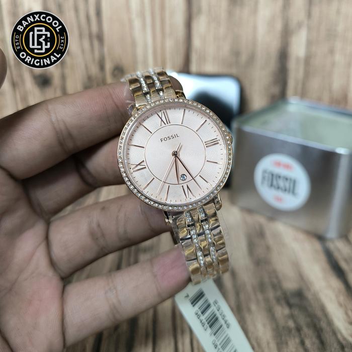 Jam tangan Original ES3546 Jacqueline Rosegold