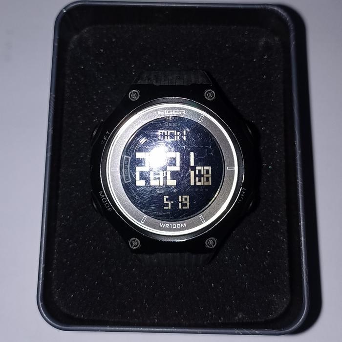 EIGER WATCH TOUSSIDE Second Original hitam