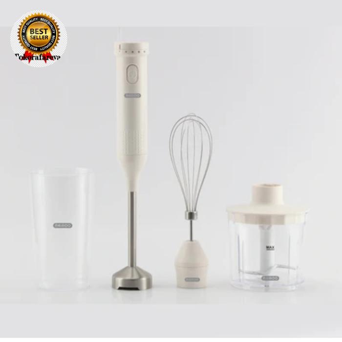Hand Blender set 3 in 1 brand memoo 400 watt 3 fungsi
