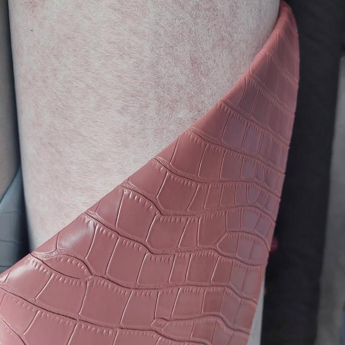 Kulit Sintetis Motif Buaya  Bahan Imitasi Croco Glossy untuk Tas, Dompet, Sepatu, Sofa