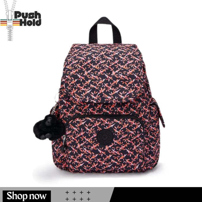 Kipling CITY PACK Mini Backpack KI462846X Tas Ransel Wanita Original - Dancing Bouquet