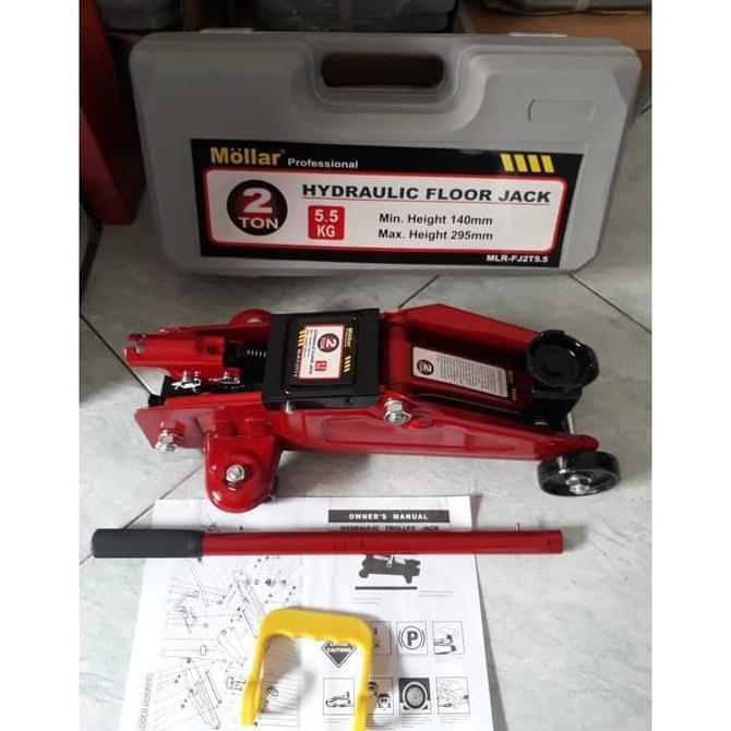 MOLLAR DONGKRAK BUAYA 2 TON DONGKRAK MOBIL HYDRAULIC FLOOR JACK 2T