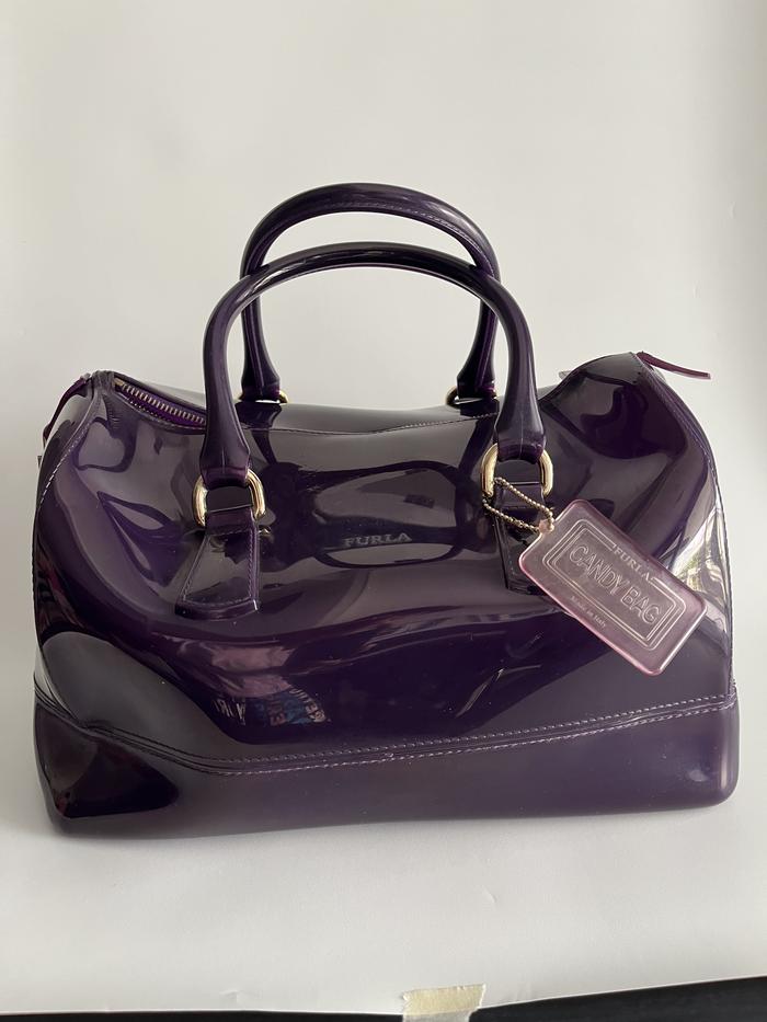Tas Wanita FURLA CANDY BAG Authentic (preloved) Original Purple