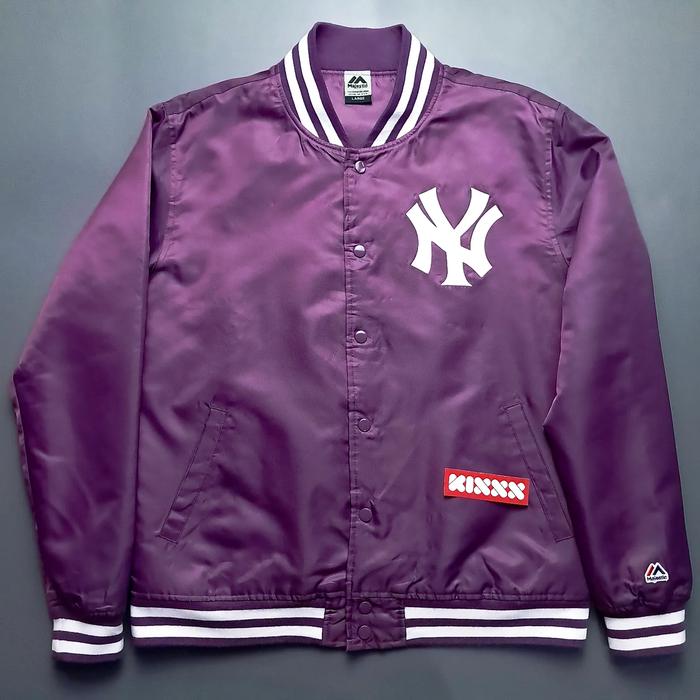 Vintage Majestic MLB New York Yankees Jacket Purple