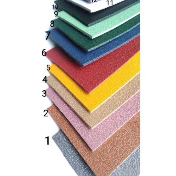 Bahan Kulit Sintetis/Spon PVC meteran tebal