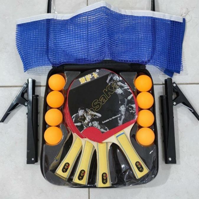 Bet Tenis Meja Yasaka - Bat Pingpong Yasaka set bola net tiang Bed