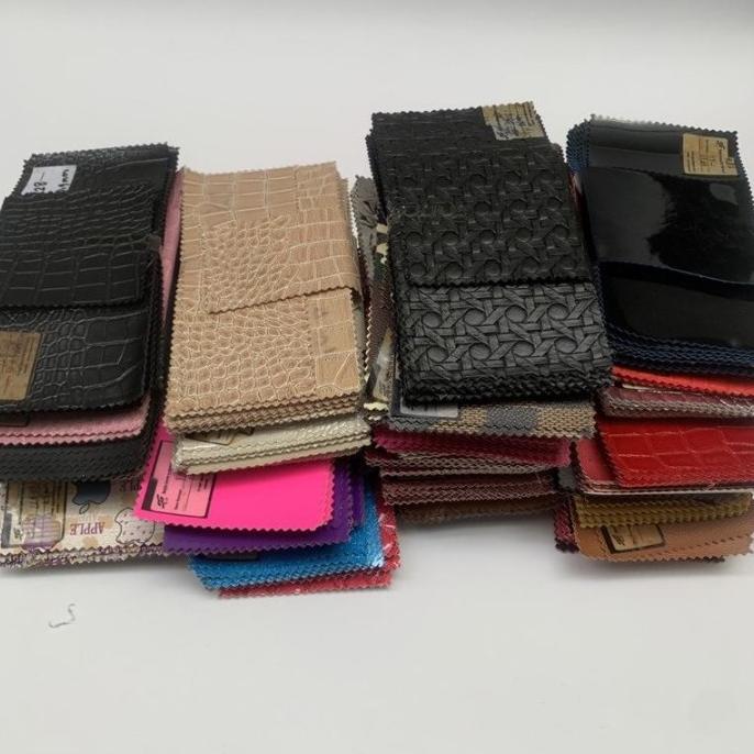 Kain Oscar / Kulit Sintetis / Perca Sisa Limbah Potongan Bahan - 35 x 30cm
