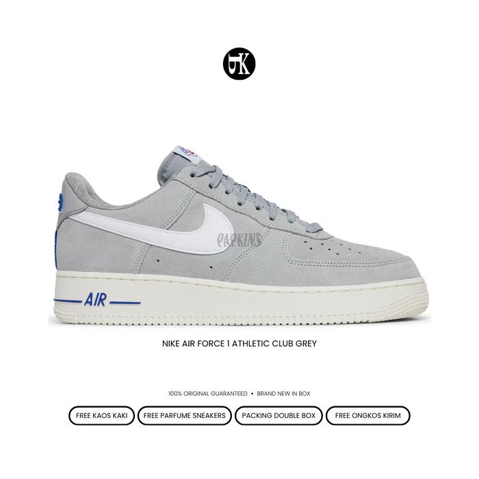 sepatu nike air force 1 athletic club grey original BNIB / sneakers pria
