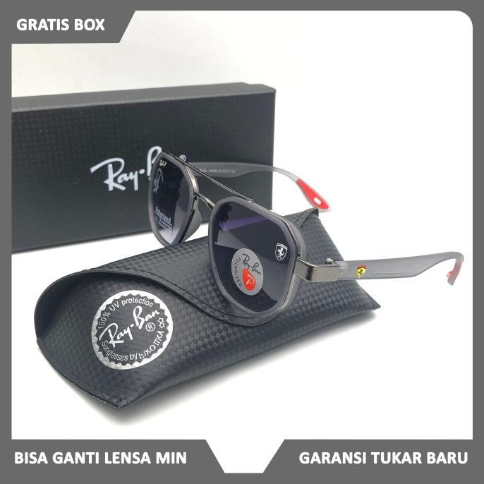 Produk Terbaru New Kacamata Hitam Sangglass Rayban006 Ferrari 3675 Kacamata Hitam Polarized Kacamat 
