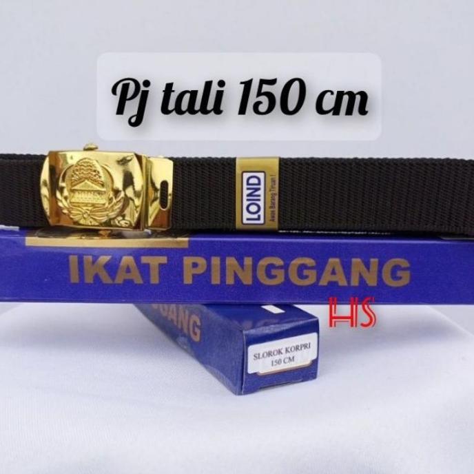 sabuk -+150 cm sabuk korpri sabuk asn sabuk pns ikat pinggang pegawai negeri ikat pinggang asn ikat 