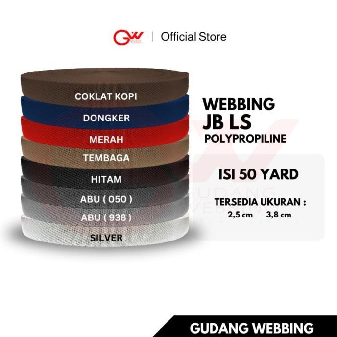 Tali webbing 2,5 cm / WEBBING LS 2.5 CM