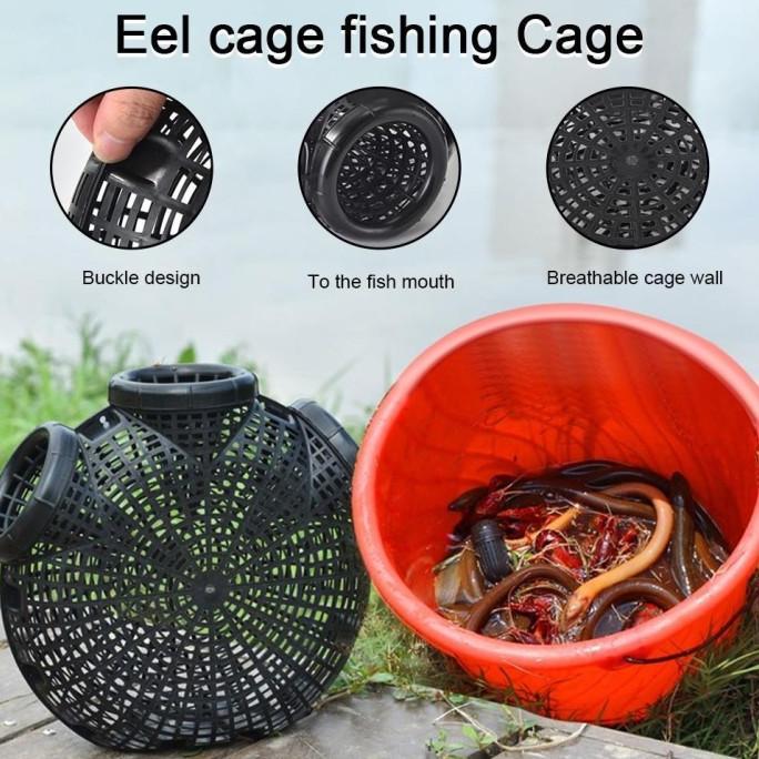 Kandang Pancing Belut / Memancing Jaring Perangkap Ikan / Udang / Bubu Bahan Plastik, Tahan Lama